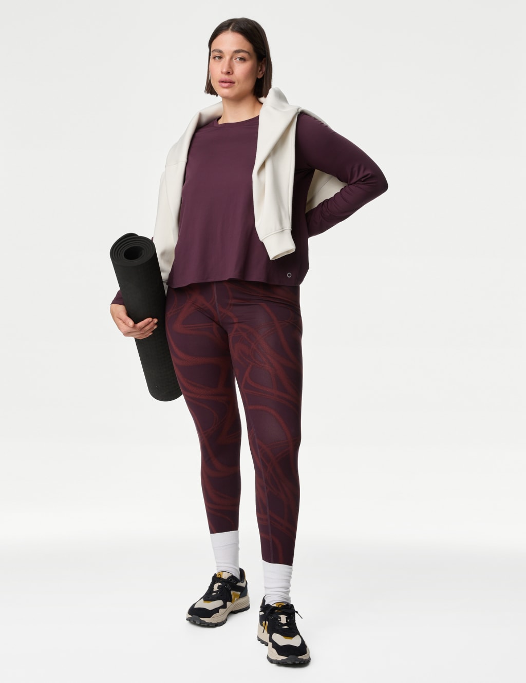 Wrap around yoga top top
