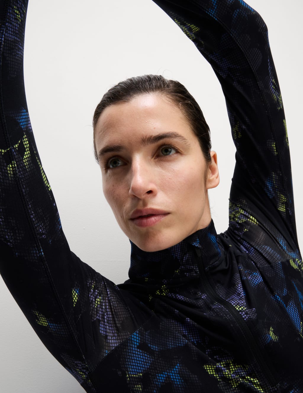 Ultraheat™ Printed Half Zip Running Top 1 of 7