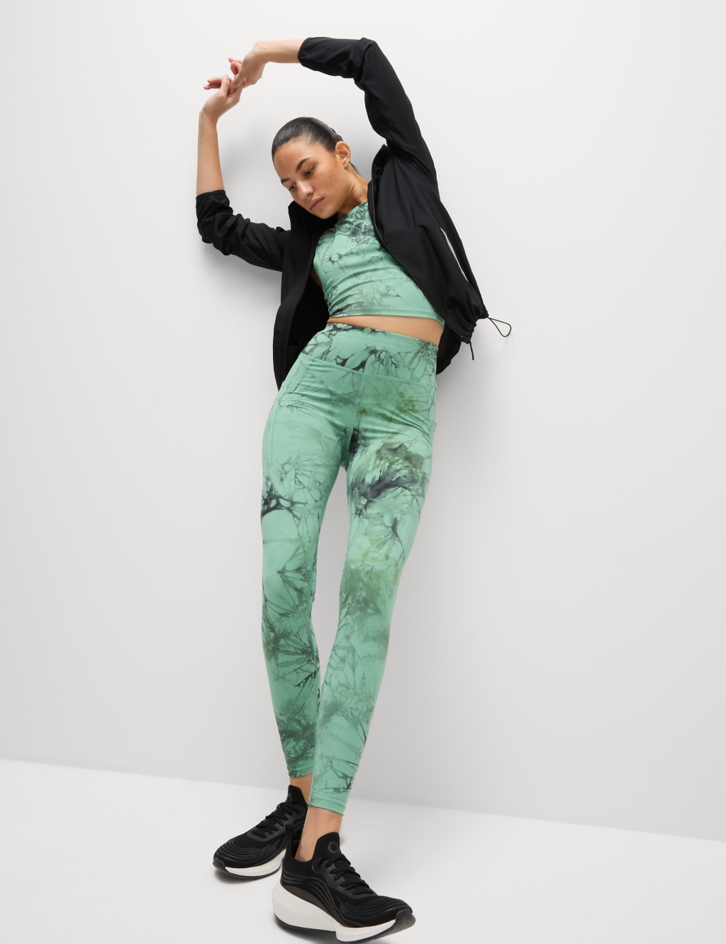 Printed gym leggings uk sale