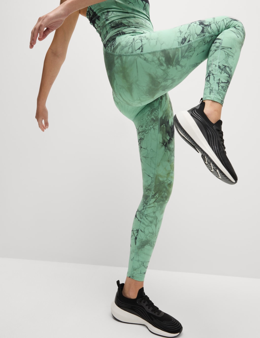 Go Train Printed High Waisted Gym Leggings Goodmove M S