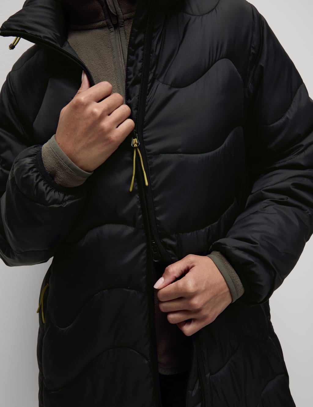 Stormwear Quilted Hooded Longline Puffer Coat Goodmove M S