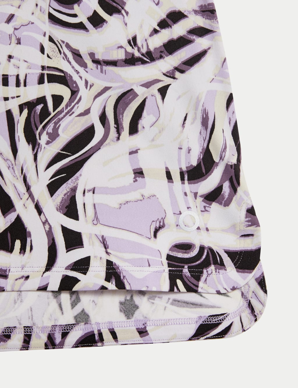 Printed Scoop Neck Fitted T-Shirt 5 of 5