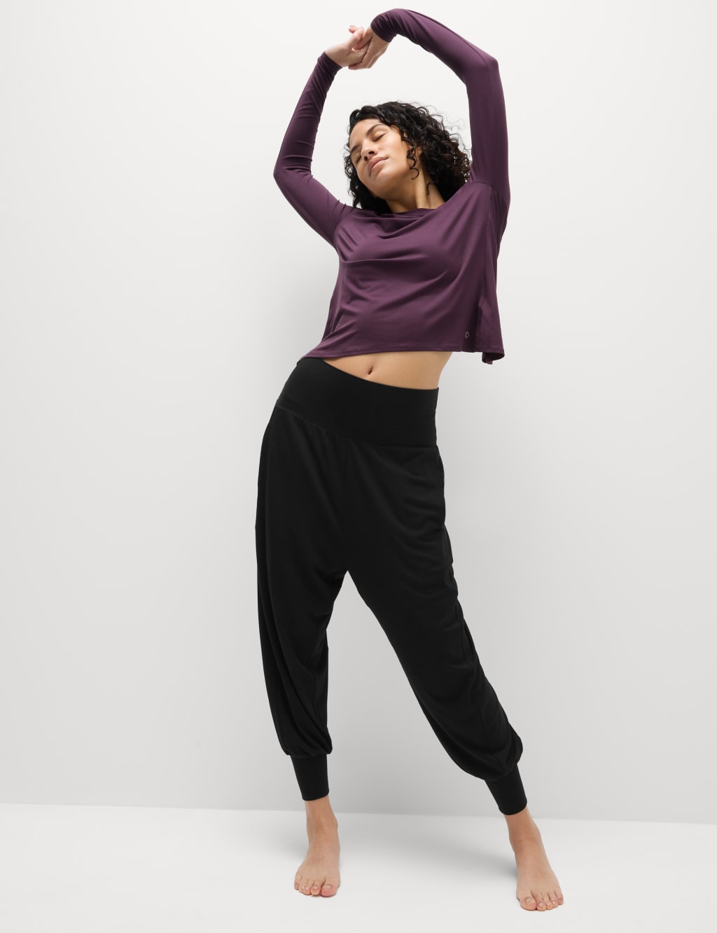 High Waisted Hareem Yoga Joggers Goodmove M S