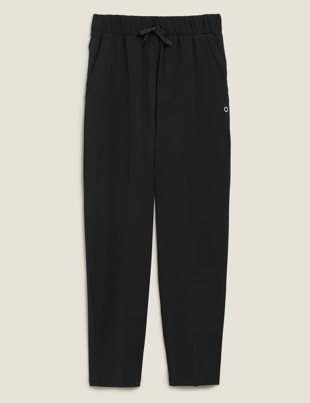 Woven Relaxed Tapered 7/8 Walking Trousers 2 of 8