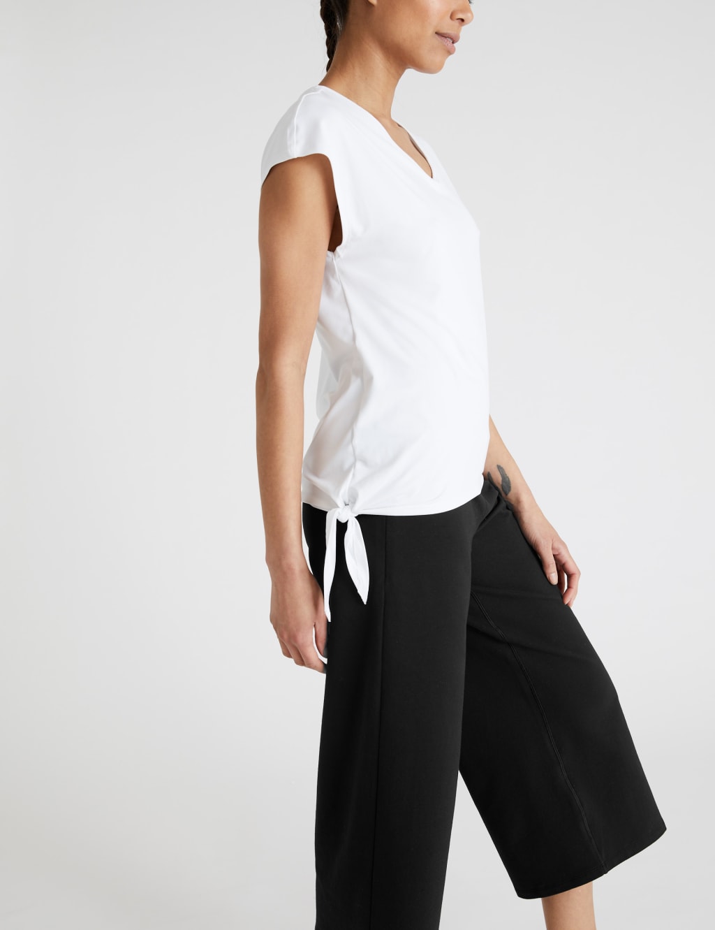 Cotton High Waisted Culottes 3 of 7