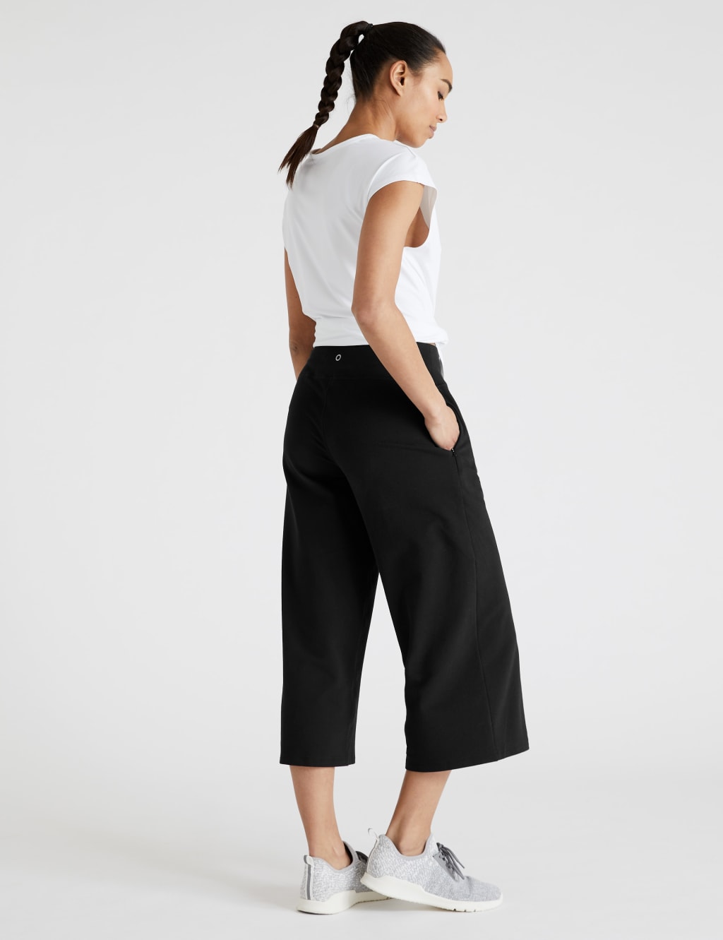 Cotton High Waisted Culottes 4 of 7