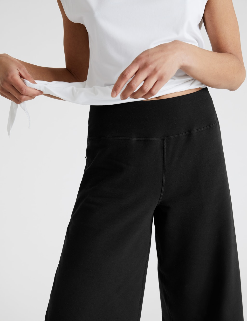 Cotton High Waisted Culottes 5 of 7