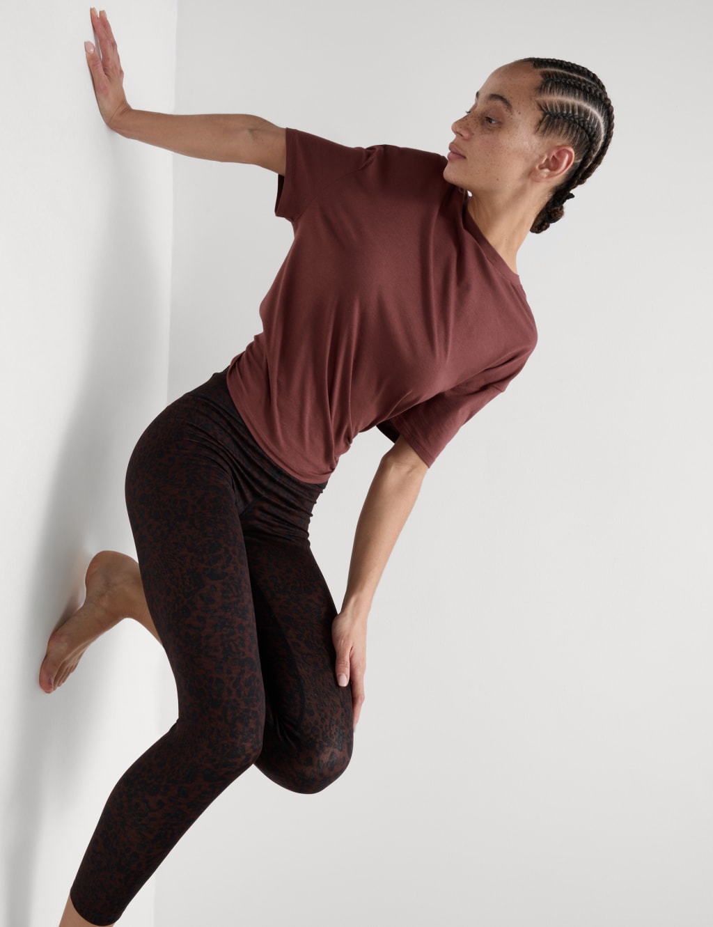 Modal Blend Lightweight Tie Back T-Shirt 5 of 6