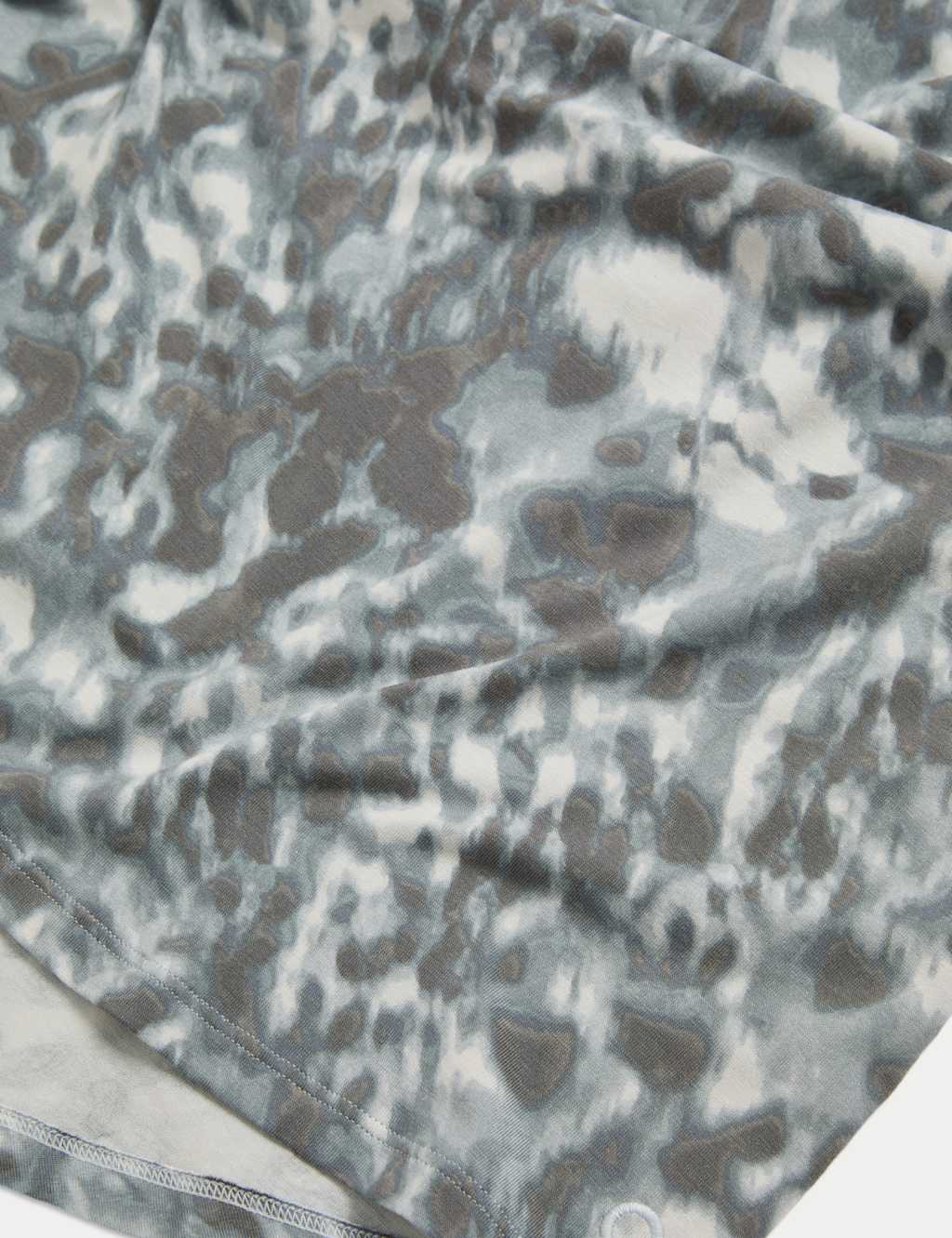 Modal Blend Printed Tie Back Relaxed Vest Top 6 of 6
