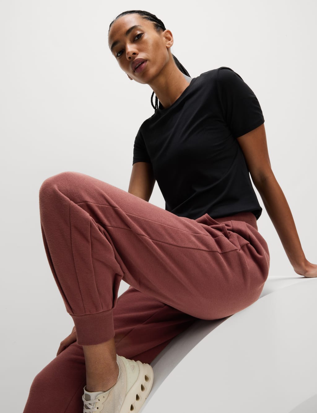 Cotton Rich Cuffed Relaxed Joggers 4 of 7