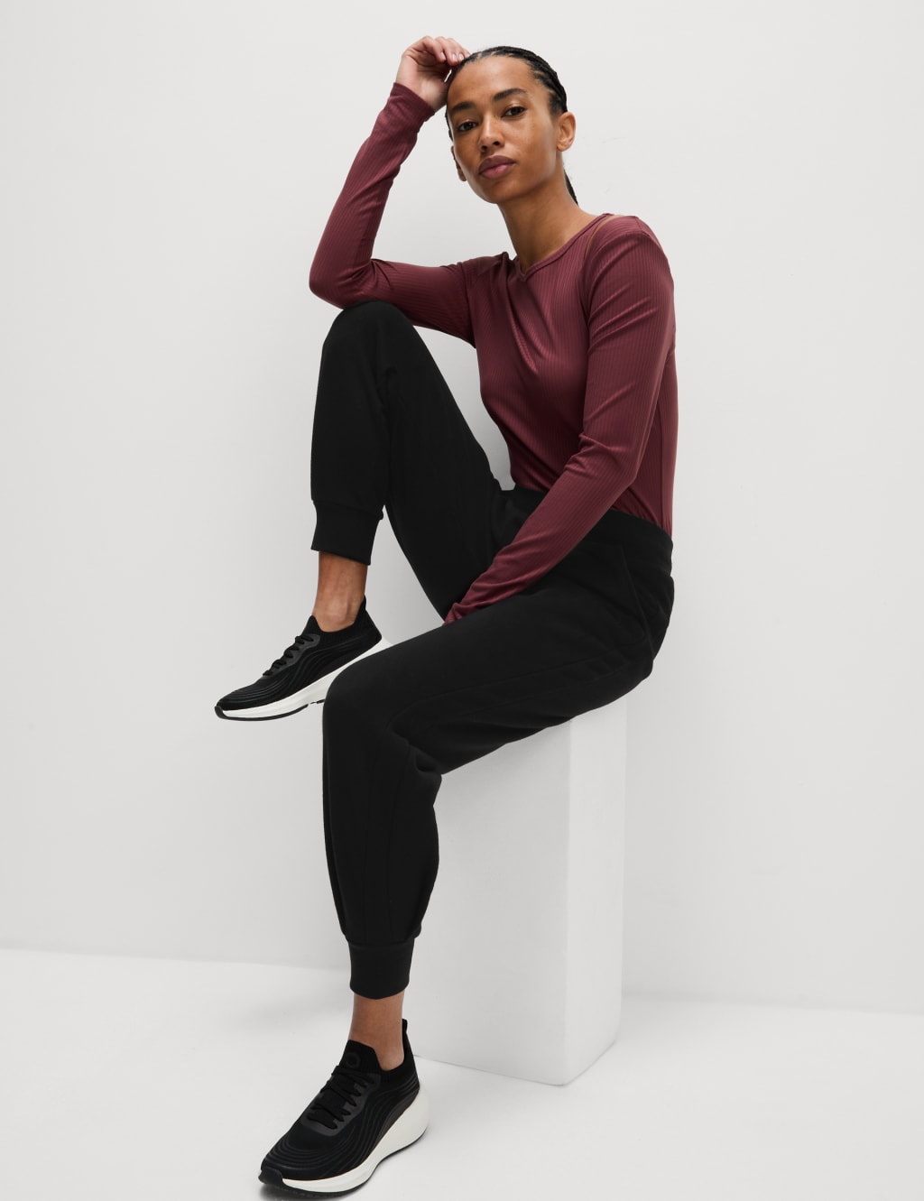 Cotton Rich Cuffed Relaxed Joggers 3 of 6