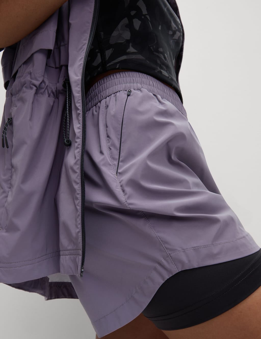360° Reflective Layered Running Shorts 5 of 7