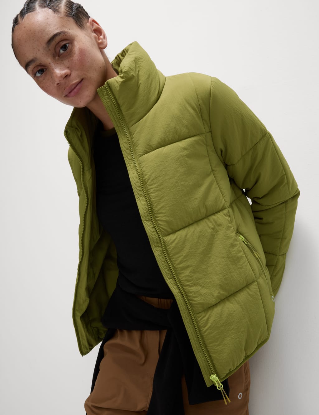 Quilted Funnel Neck Puffer Jacket 4 of 7