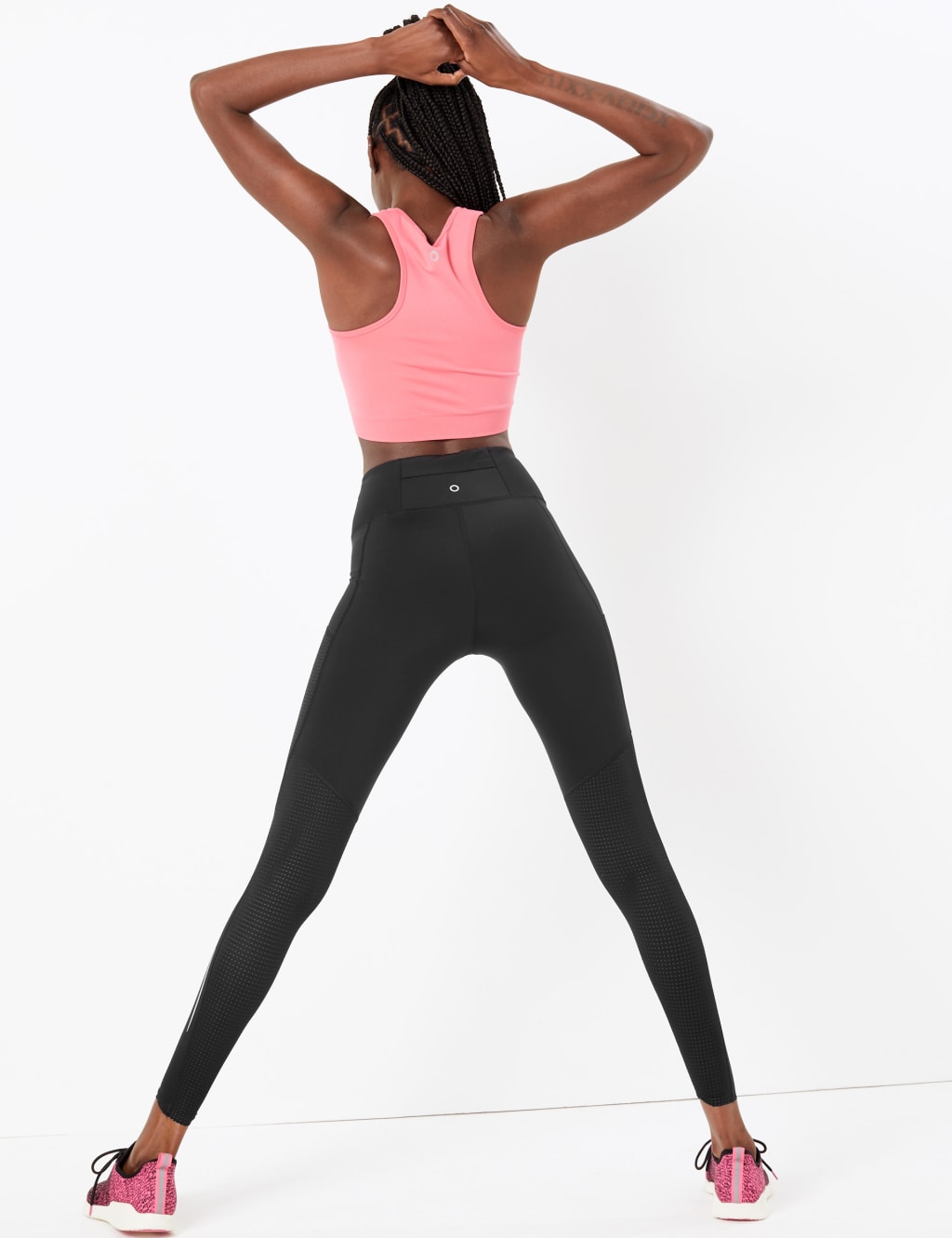 Go Train Mesh Pannelled Gym Leggings 5 of 8