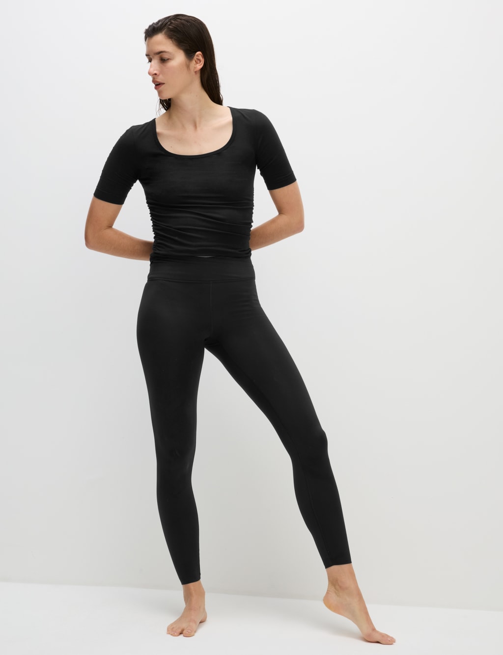 Go Balance Wrap Waist Yoga Leggings 3 of 6
