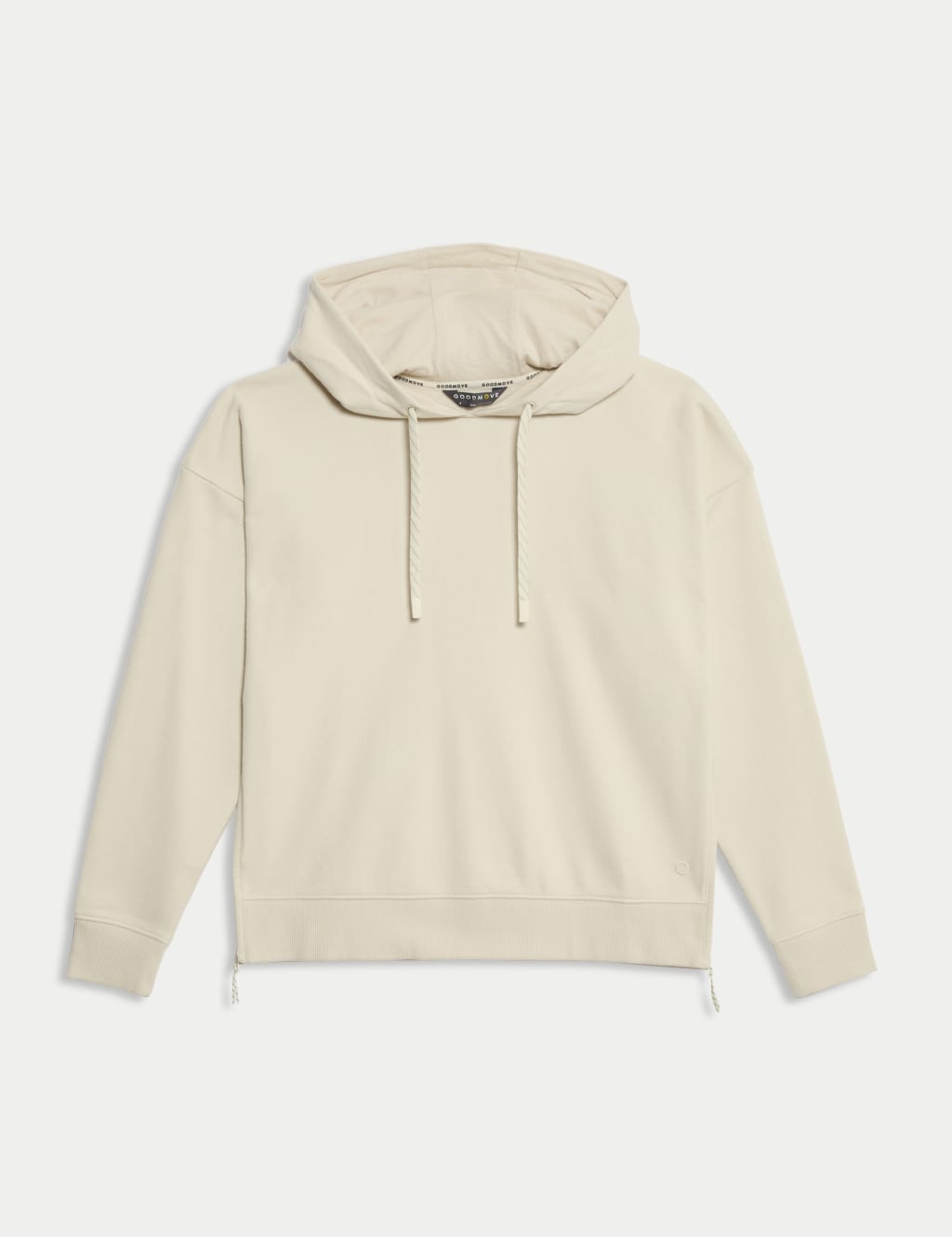 Cotton Rich Mesh Panel Relaxed Hoodie 2 of 5