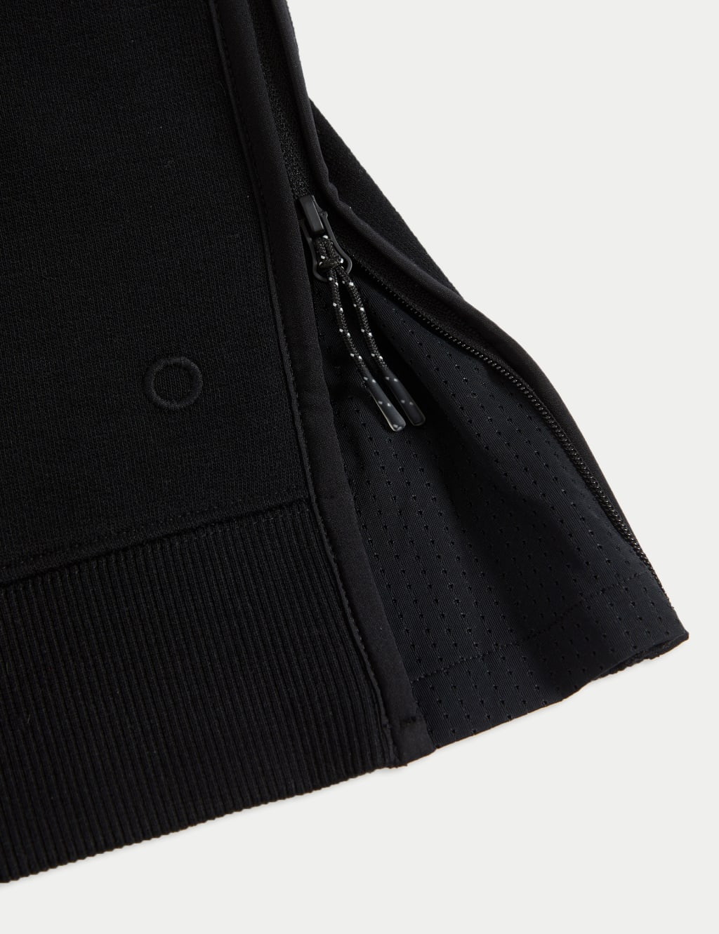 Cotton Rich Mesh Panel Relaxed Hoodie 8 of 8