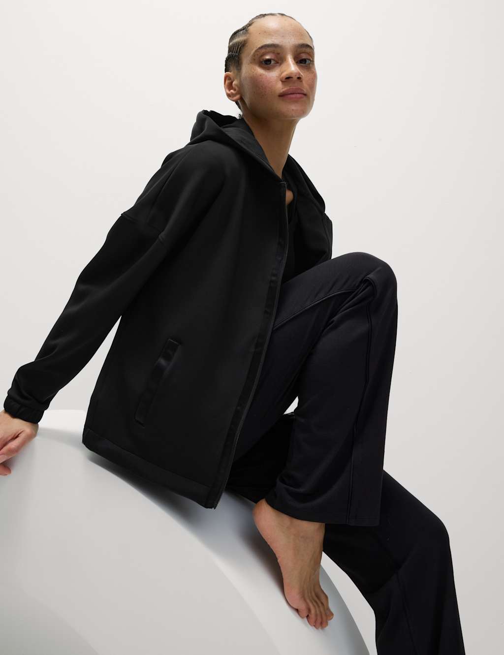 Scuba Zip Up Relaxed Hoodie 4 of 7