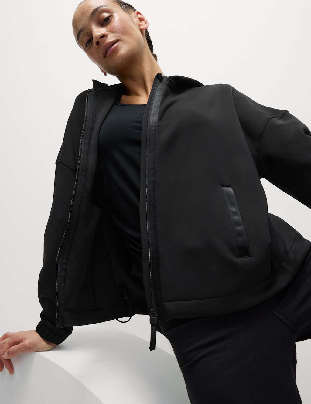 Scuba Zip Up Relaxed Hoodie 6 of 7