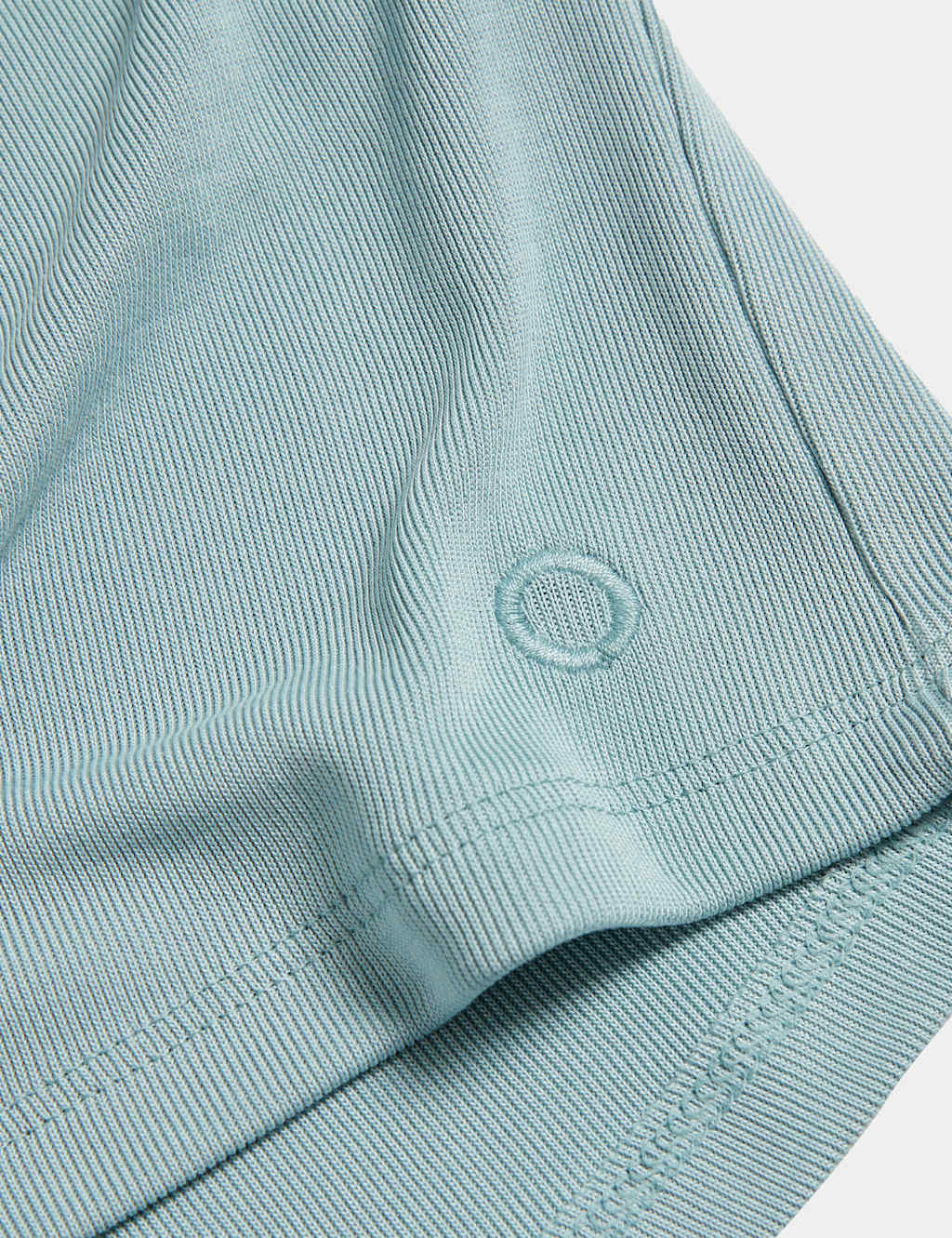 Modal Rich Ribbed Relaxed High Waisted Yoga Shorts 2 of 2