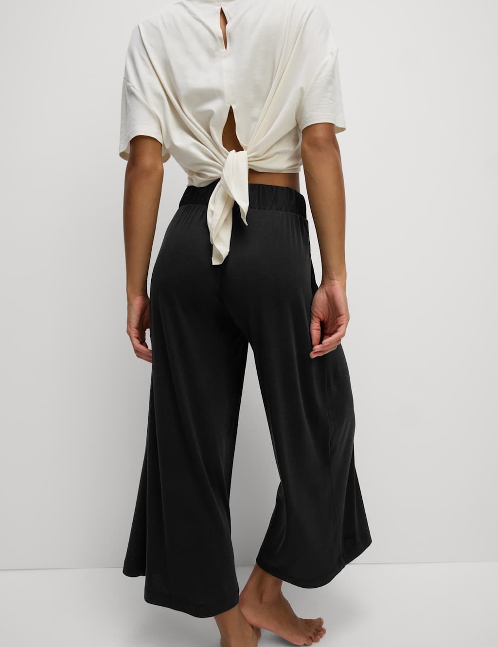 Modal Rich Ribbed Relaxed Culottes 3 of 6