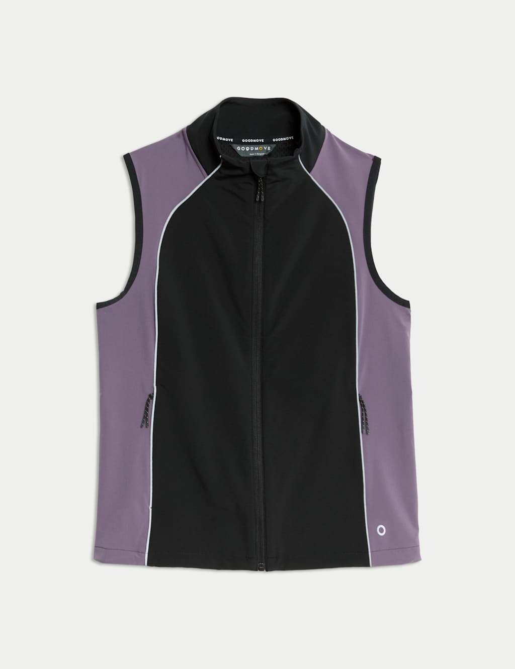 Colour Block Cropped Gilet 2 of 7