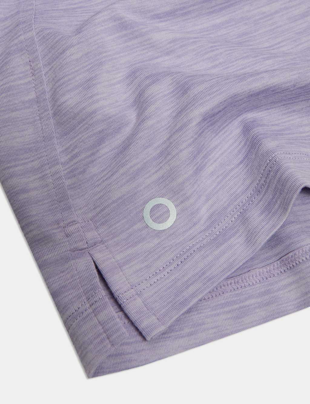 Round Neck Mesh Panel Relaxed T-Shirt 6 of 6