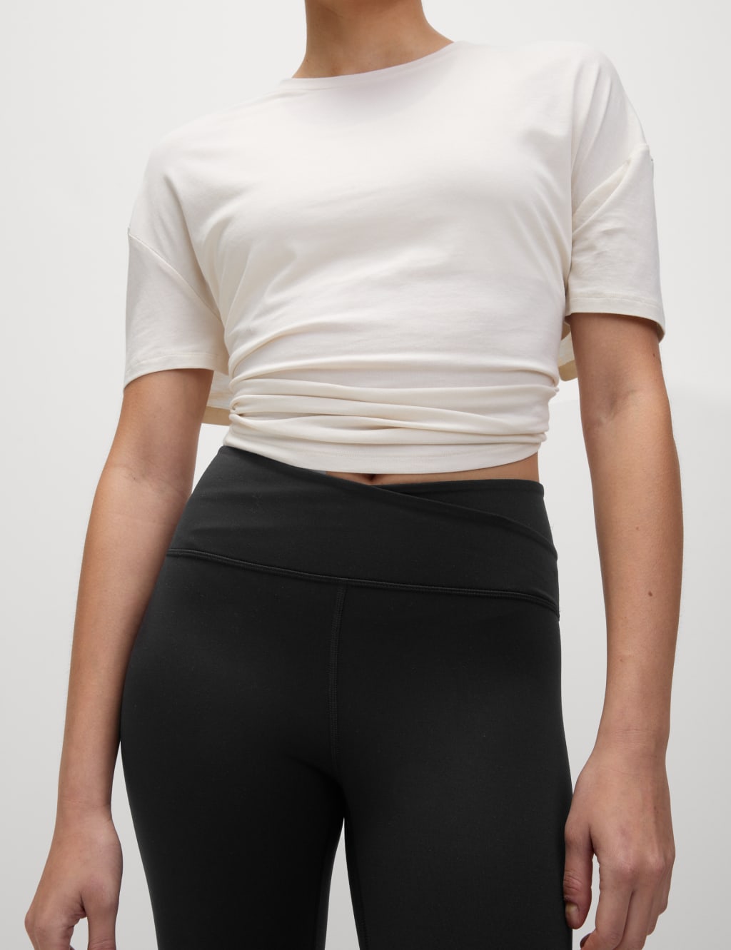 Go Balance Wrap Waist 7/8 Yoga Leggings 4 of 6