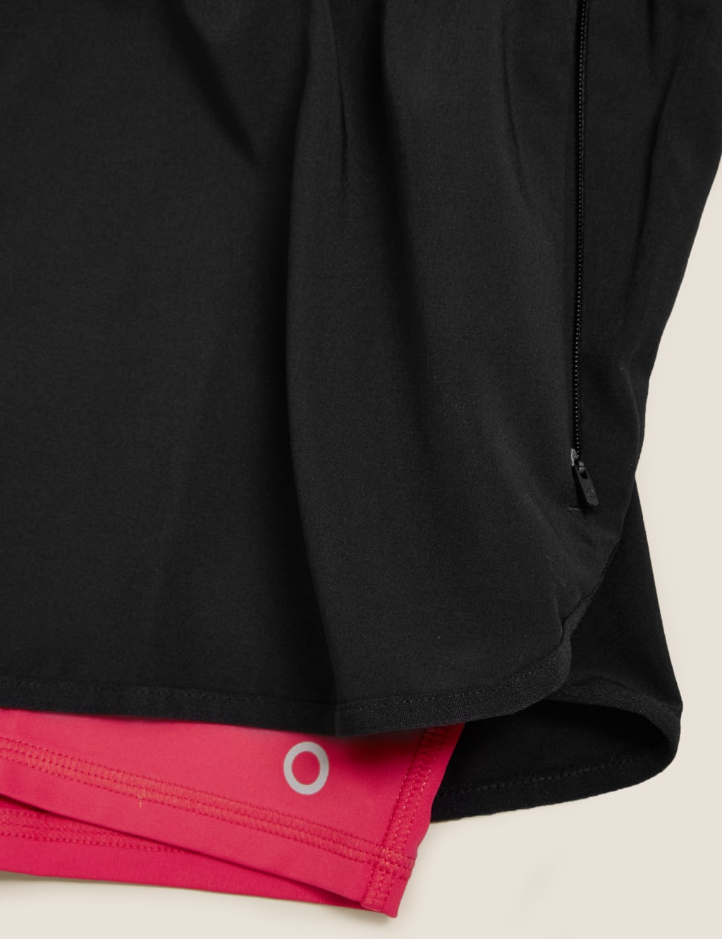 Woven Layered High Waisted Running Shorts 7 of 7