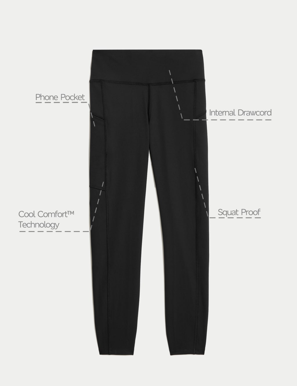 Go Move High Waisted 7/8 Gym Leggings 7 of 7