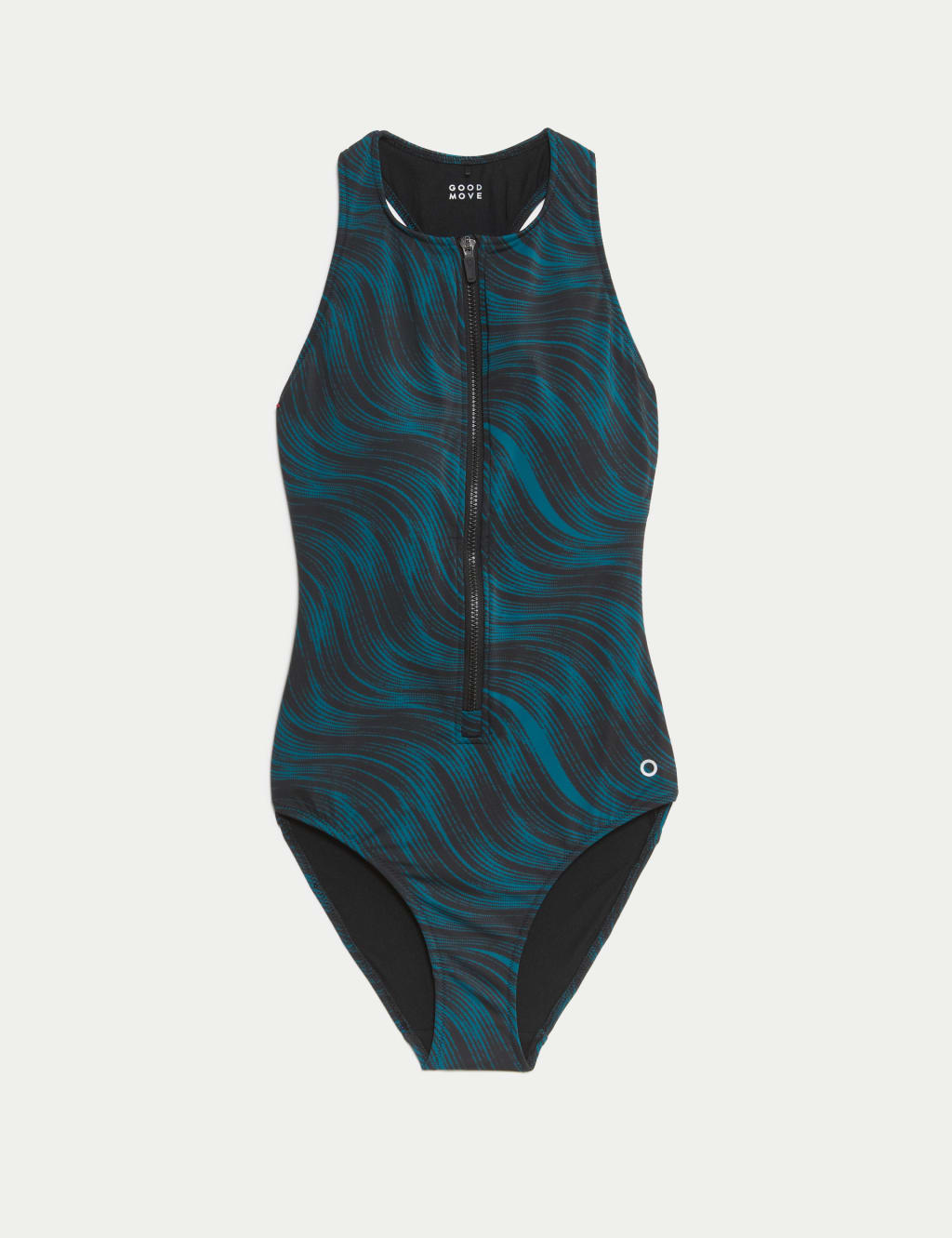 Tummy Control Printed Zip Up Swimsuit 2 of 8