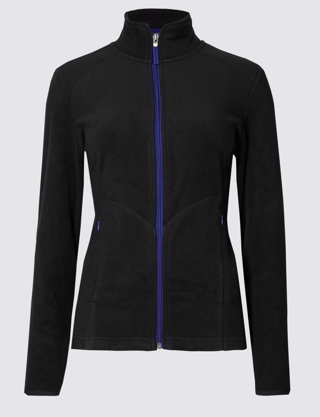 Funnel Neck Fleece Jacket M S Collection M S