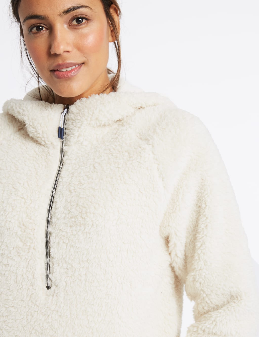 Borg fleece jumper discount