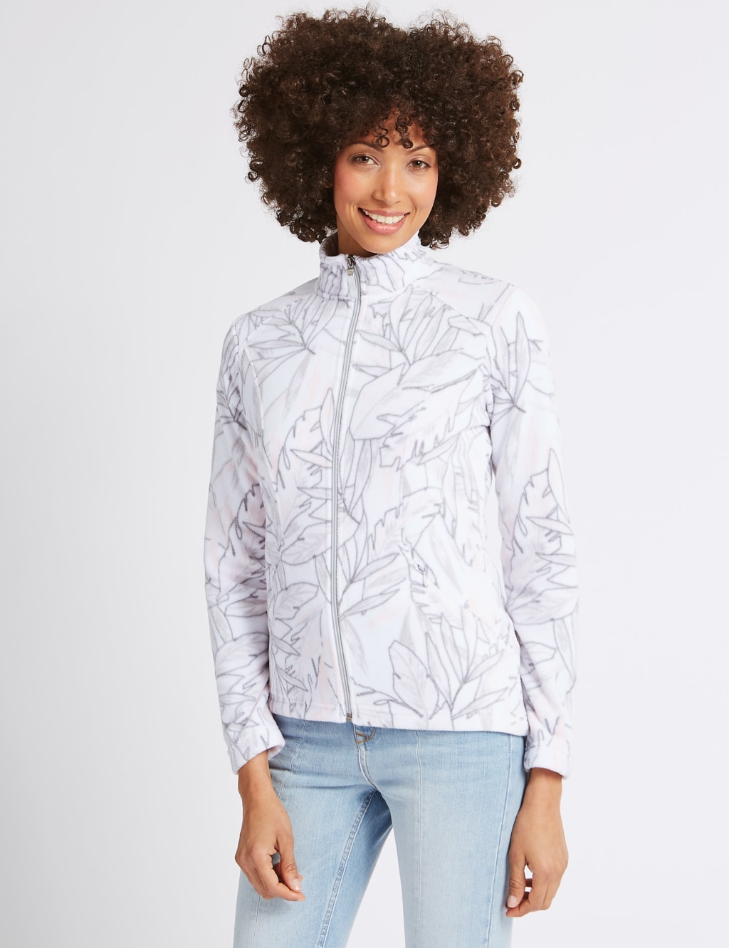 M&s womens fleece jackets on sale