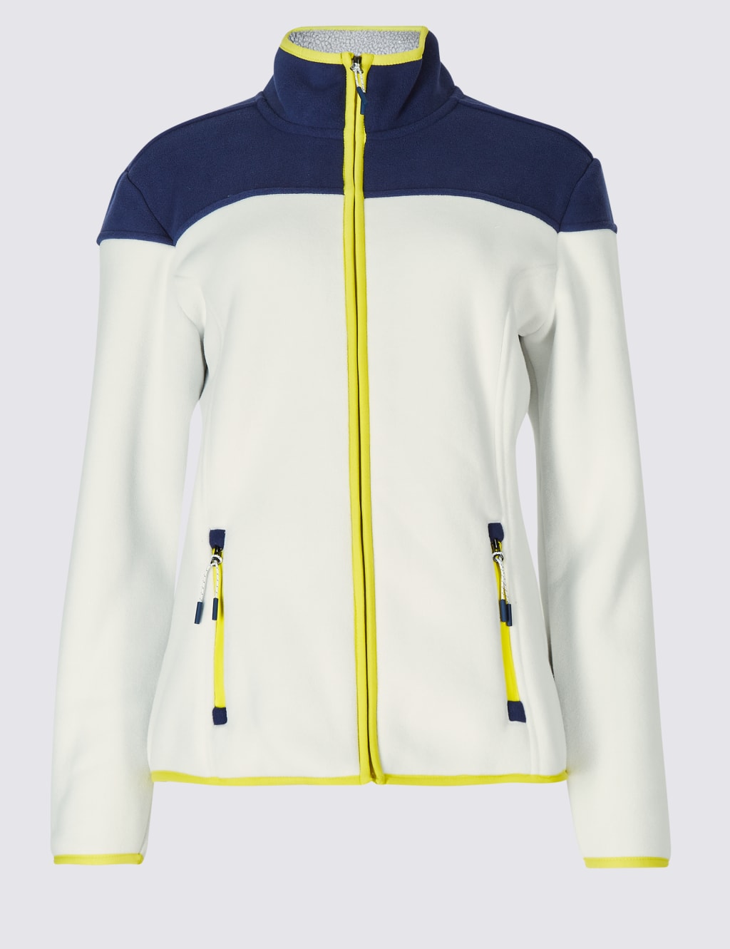 Colour Block Fleece Jacket 2 of 5