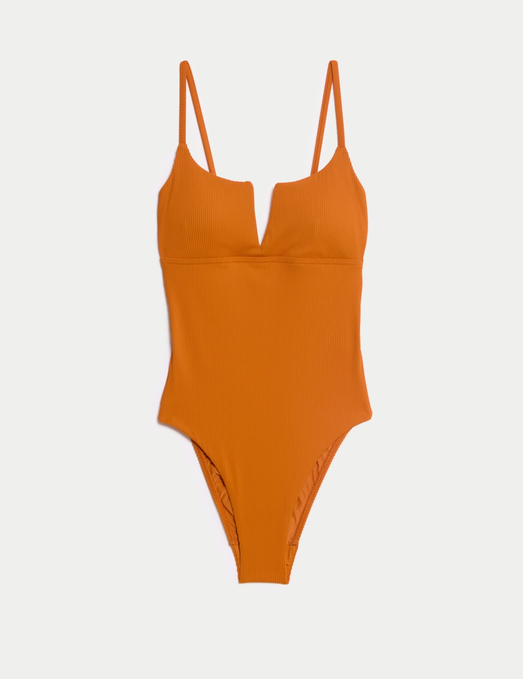 360 Tummy Control Ribbed V-Front Swimsuit 2 of 6