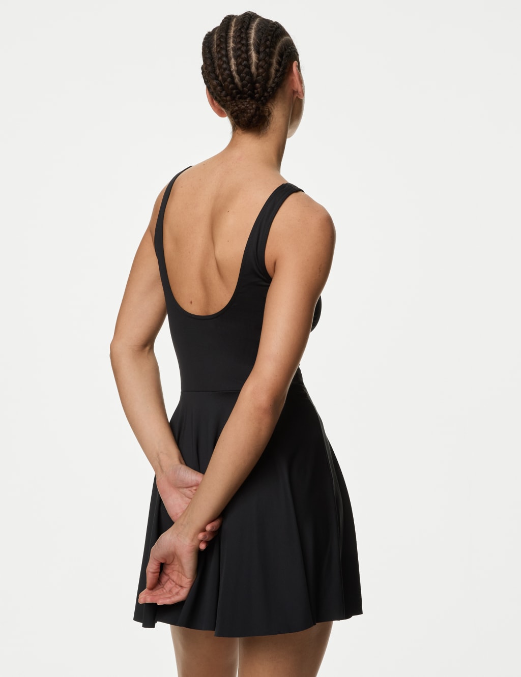Padded V-Neck Swim Dress 5 of 5