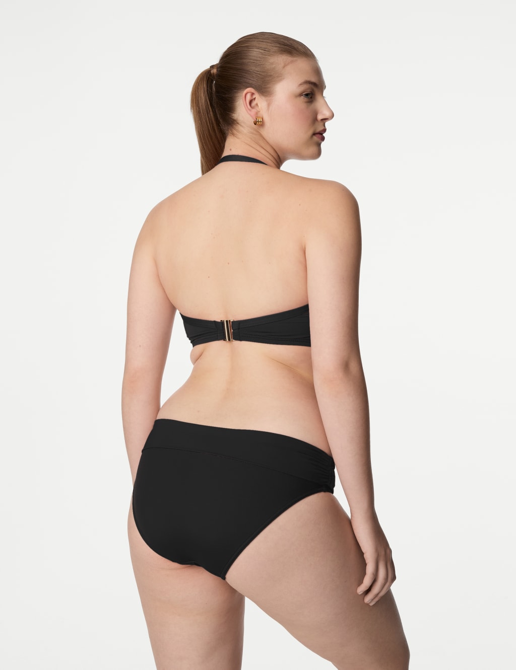 Wired Twist Front Bandeau Bikini Top D GG M S Collection M S