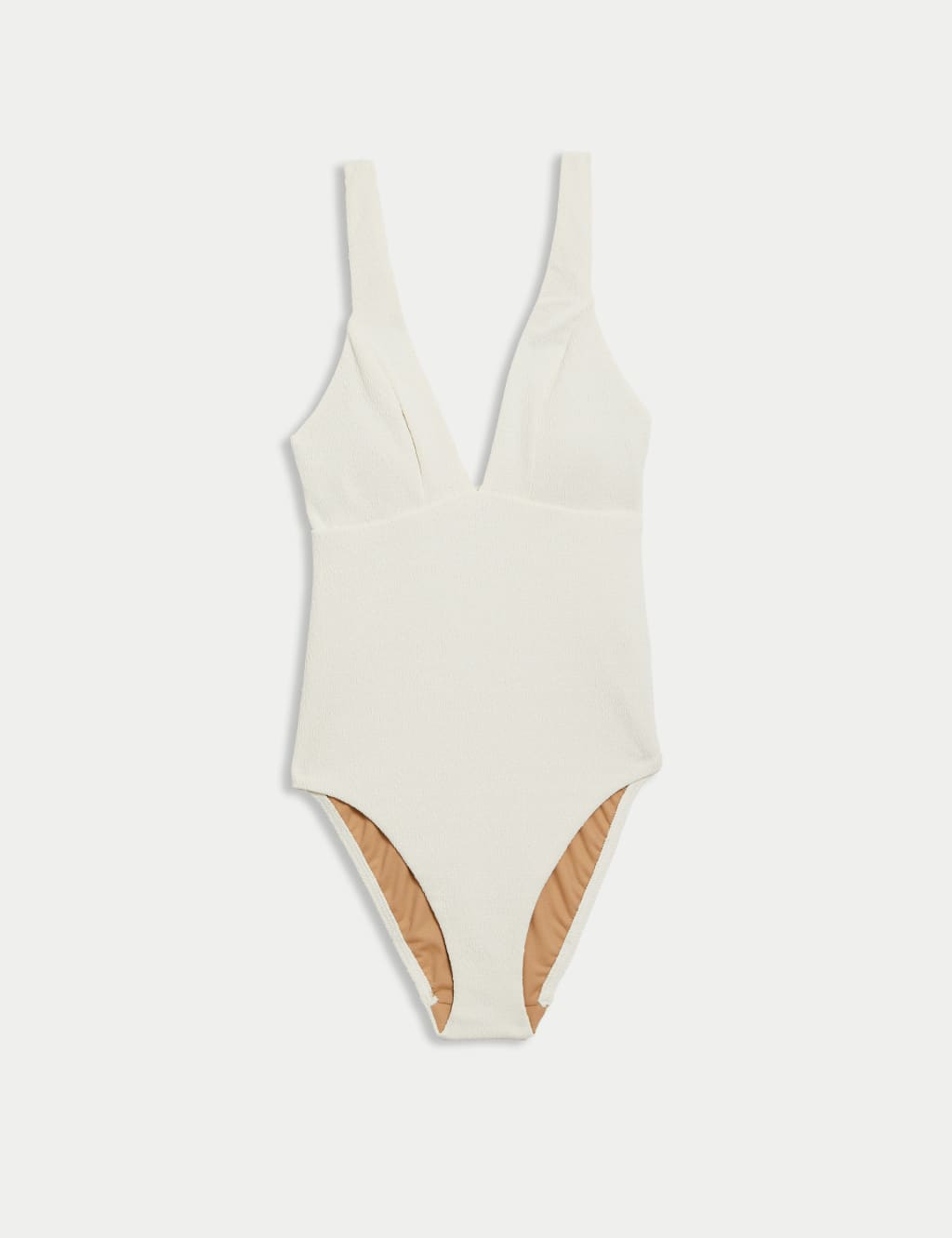 Textured Padded Plunge Swimsuit 2 of 7
