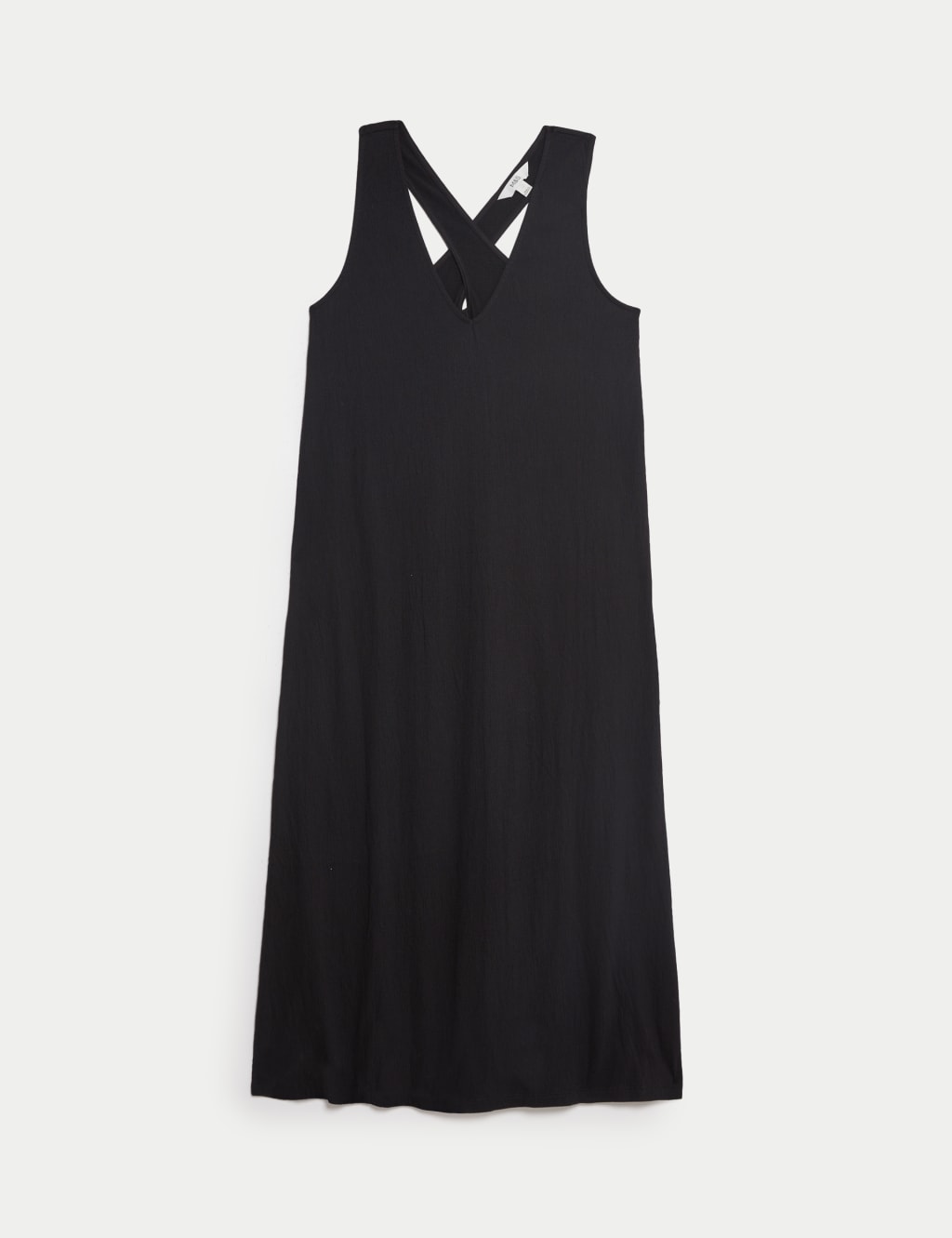 Jersey Cross Strap Shift Beach Dress 2 of 6