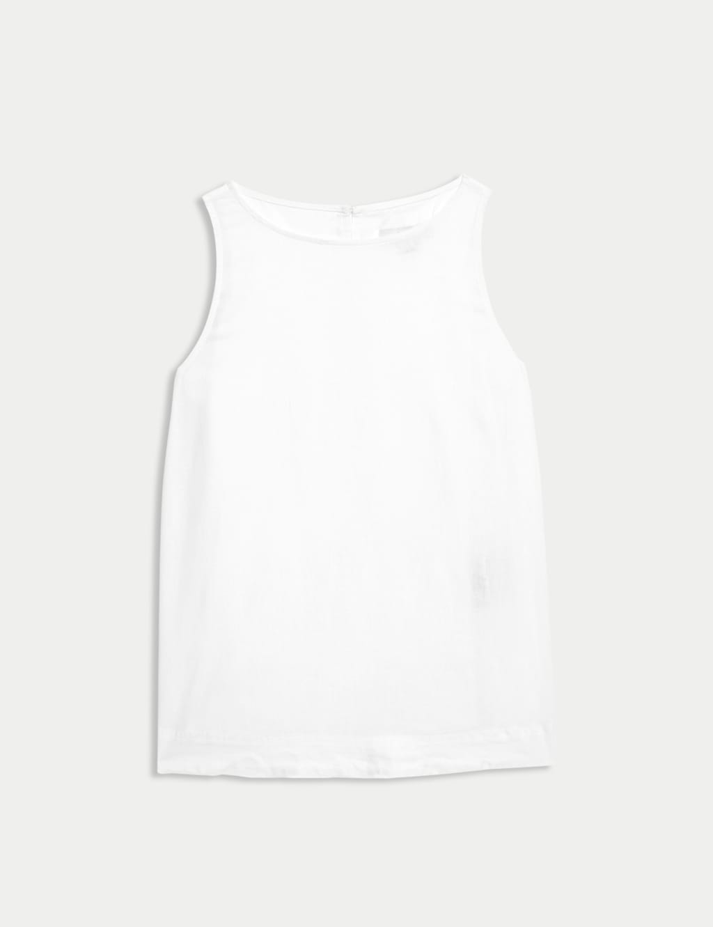 Linen Blend Sleeveless Blouse 2 of 6