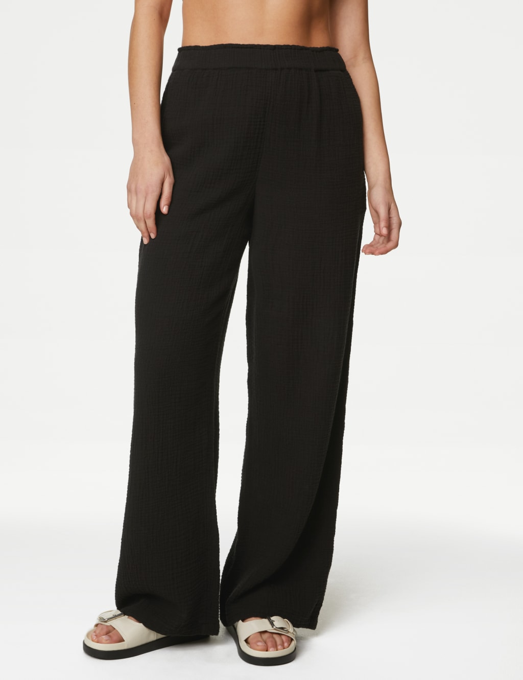 Ladies elasticated waist trousers shop