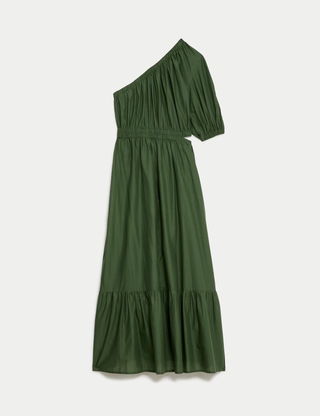 Pure Cotton One Shoulder Beach Dress M S Collection M S