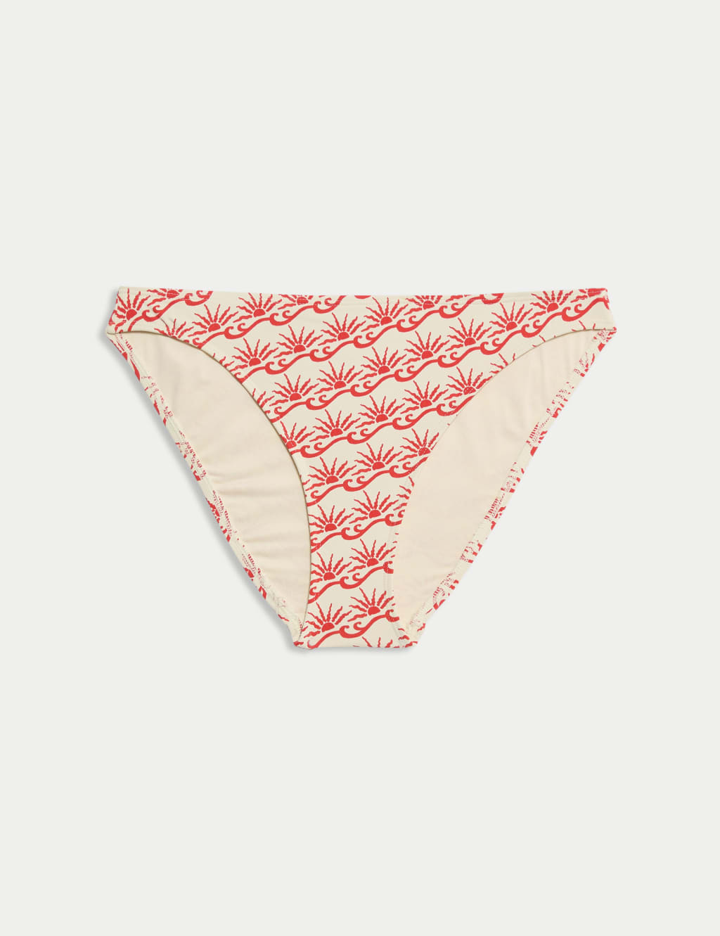 Printed High Leg Bikini Bottoms 2 of 4
