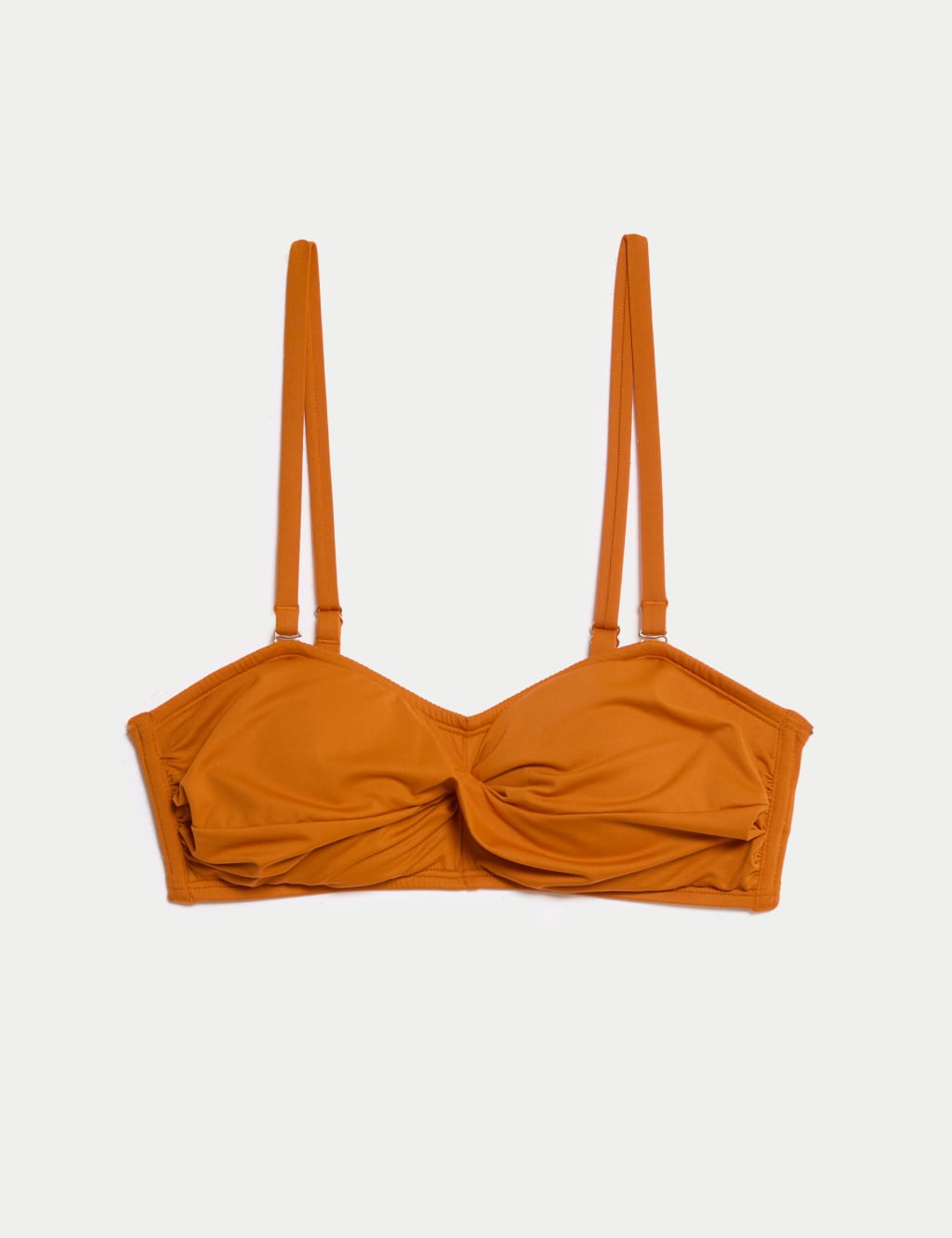 Padded Twist Front Bandeau Bikini Top 2 of 6