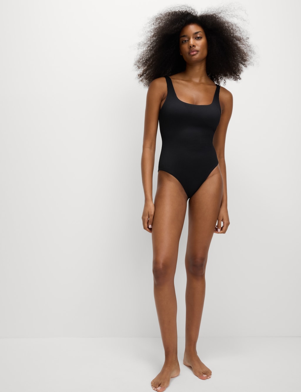 Textured Scoop Neck Swimsuit 4 of 5