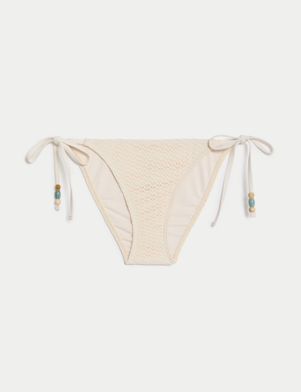 Textured Tie Side Bikini Bottoms 2 of 5