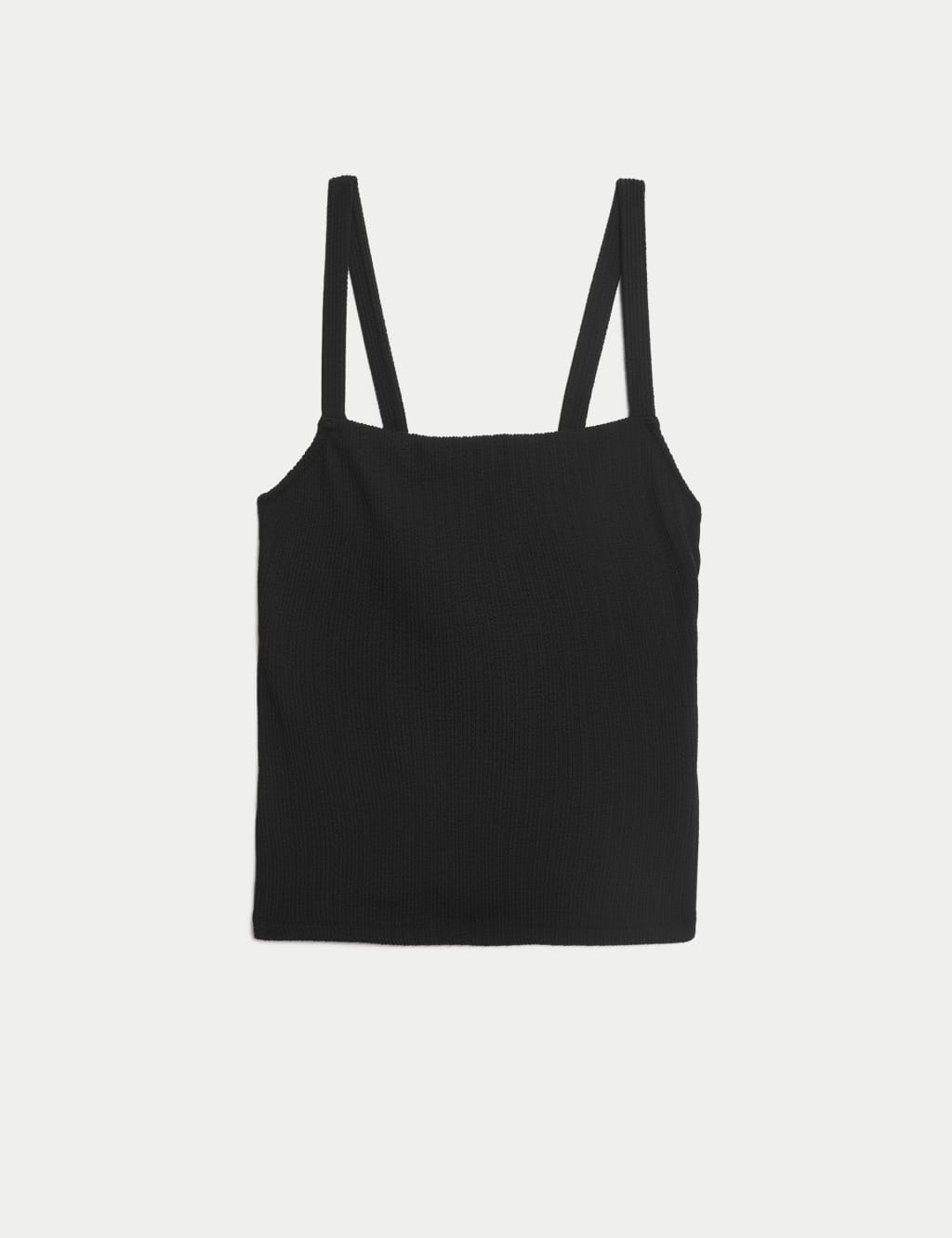Textured Square Neck Tankini Top 2 of 5
