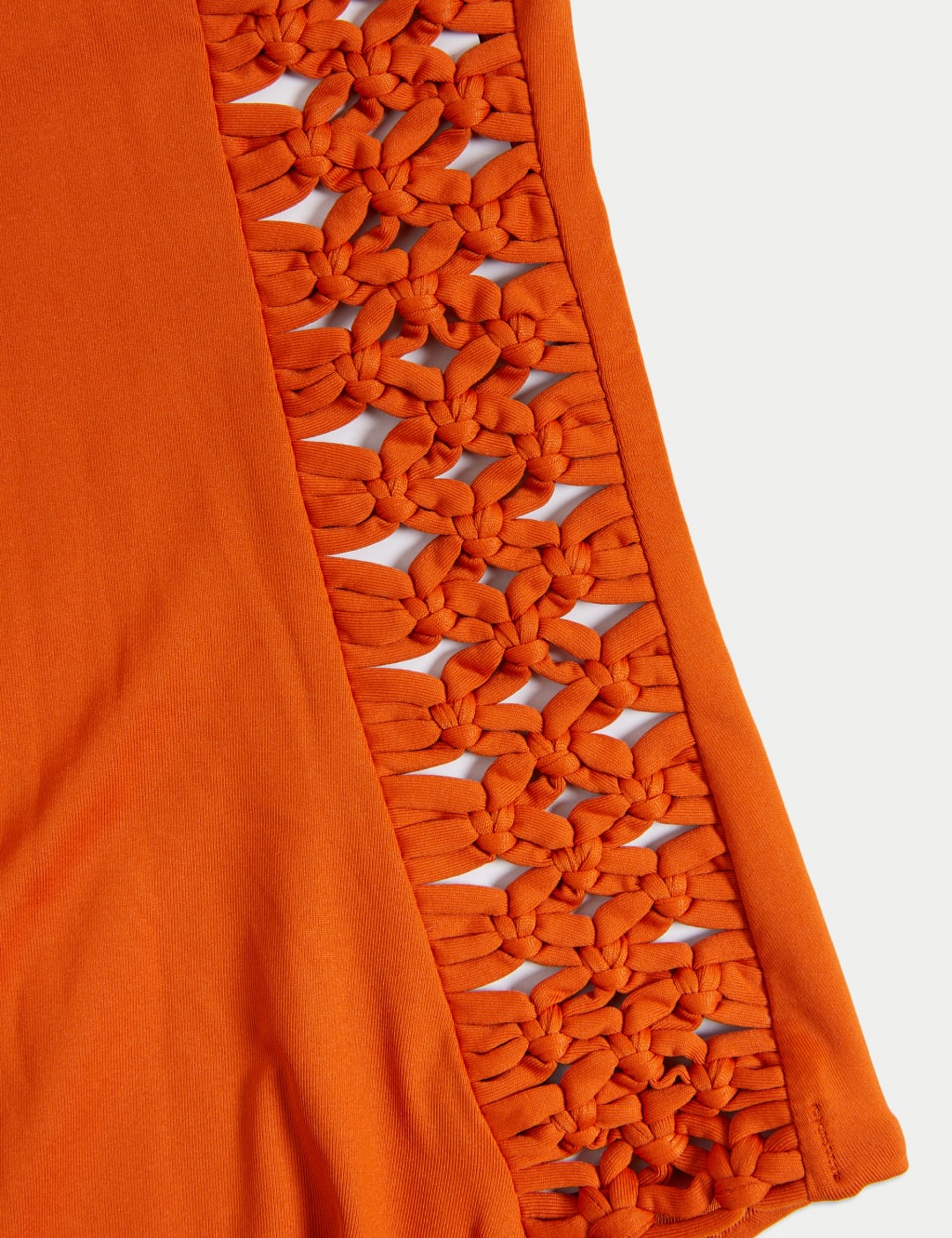 Padded Macrame Detail Square Neck Swimsuit 7 of 7