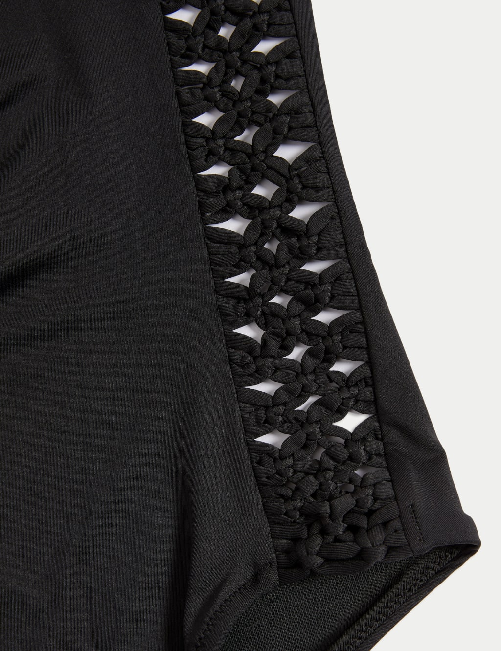 Padded Macrame Detail Square Neck Swimsuit 6 of 6
